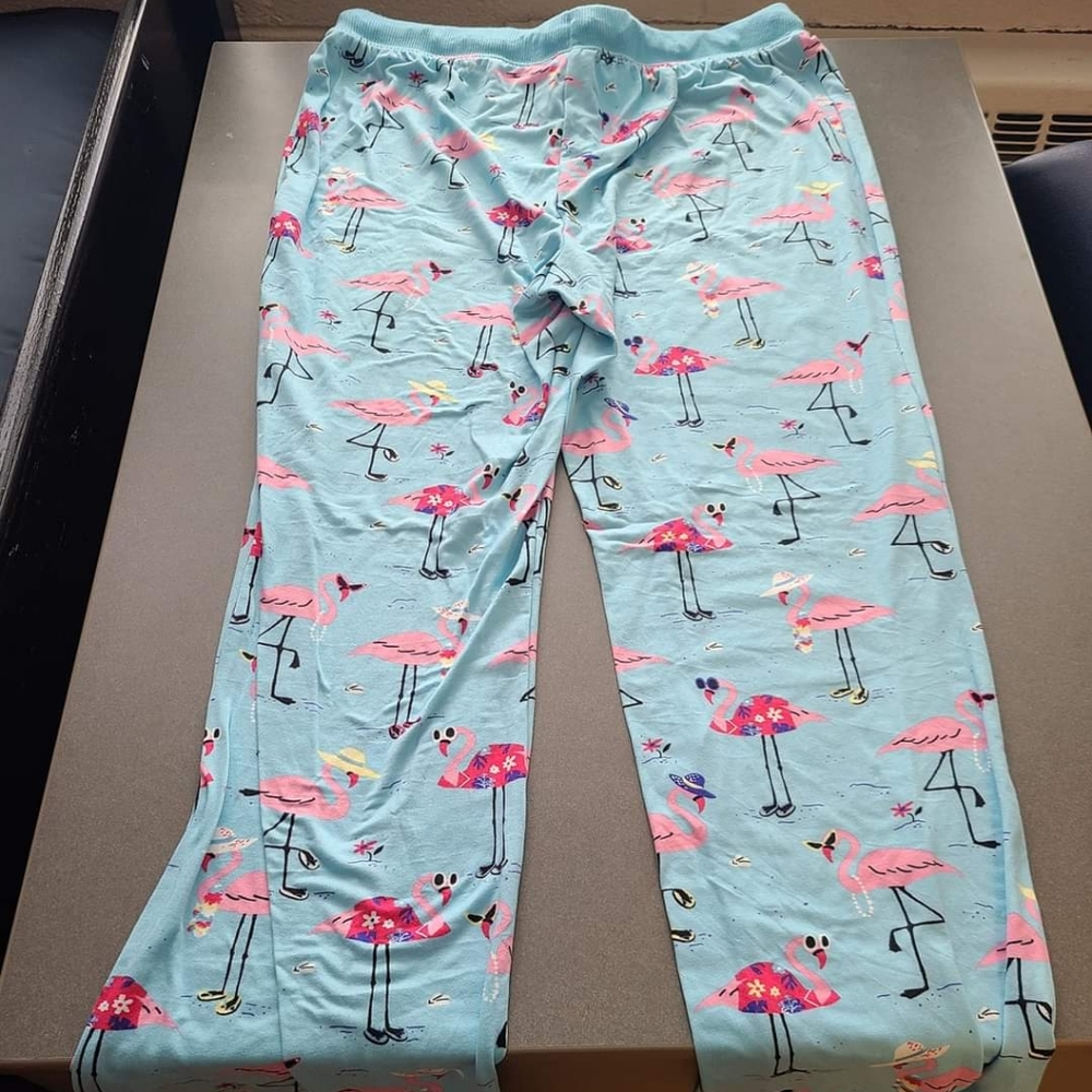 Flamingo print sleep pants